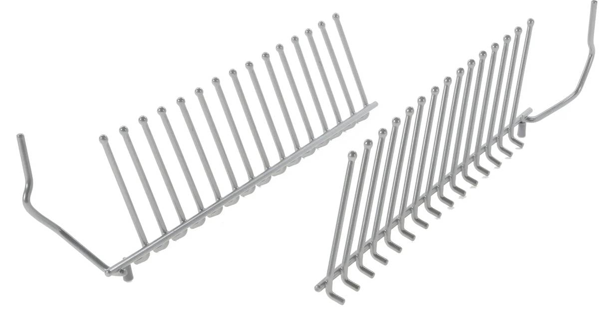 00657862 Bosch Dishwasher Dishwaser Flip Tine (Lower Rack, Rear Right Side) Silver