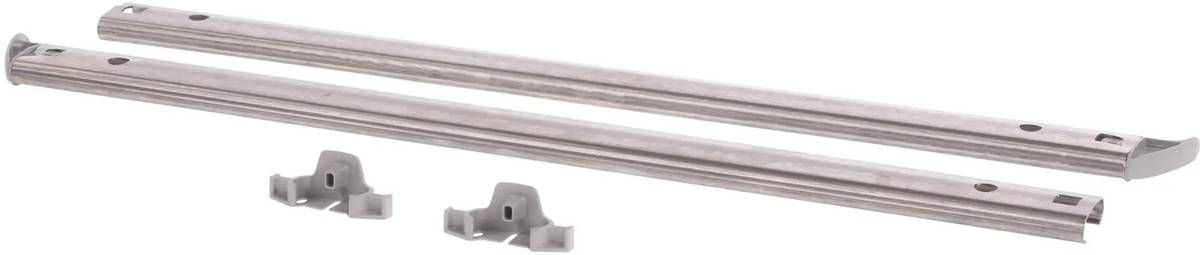 00668097 Bosch Dishwasher Upper Rack Guide Rail & Cap Left & Right Set