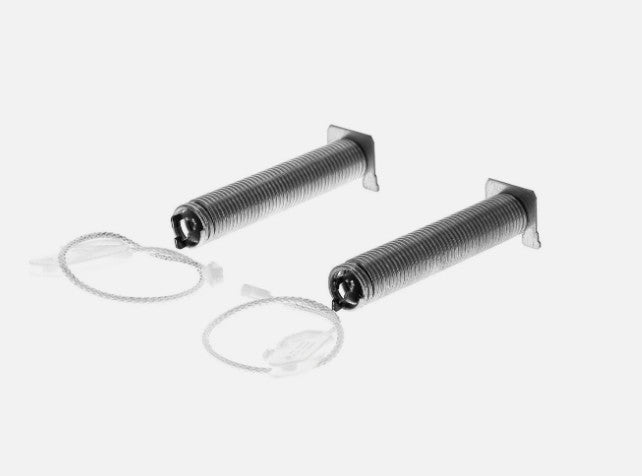 00754869 Bosch Dishwasher Door Hinge Repair Kit – (2 Black Springs & 2 Cords)