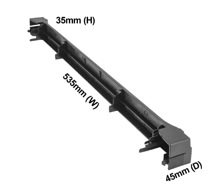 140129634014 AEG Oven Door Top Cover Black