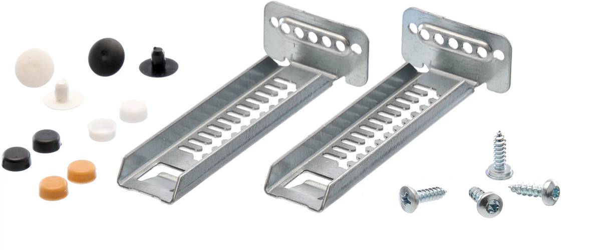 00612653 Bosch Dishwasher Kick Panel Bracket (2 Pcs)