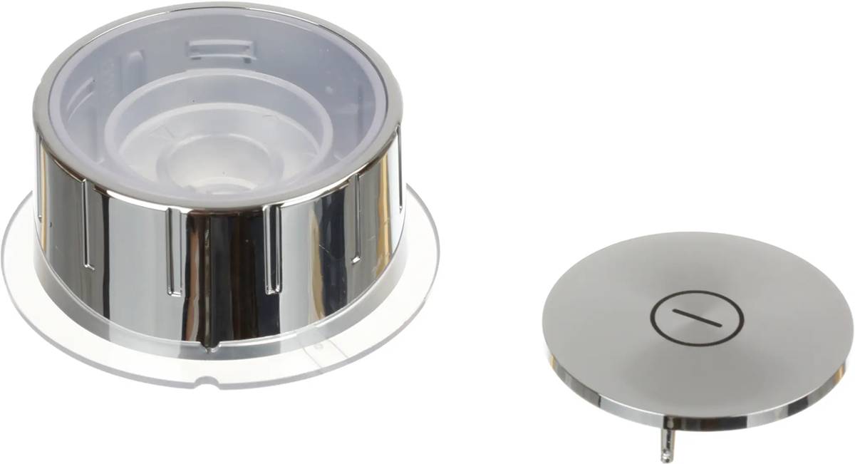 00624063 Bosch/Siemens FL Washing Machine Control Knob Stainless Steel Look