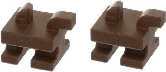 00637444 Bosch Microwave Oven Bushing Back Ceramic Rack Holders (2 Pack)