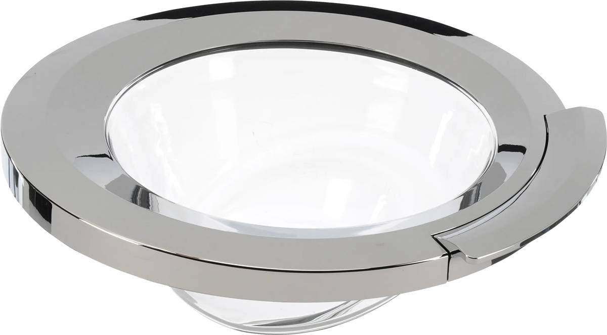 00704288 Bosch FL Washing Machine Window Complete With Hinge Chrome Door