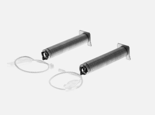 00754869 Bosch Dishwasher Door Hinge Repair Kit – (2 Black Springs & 2 Cords)
