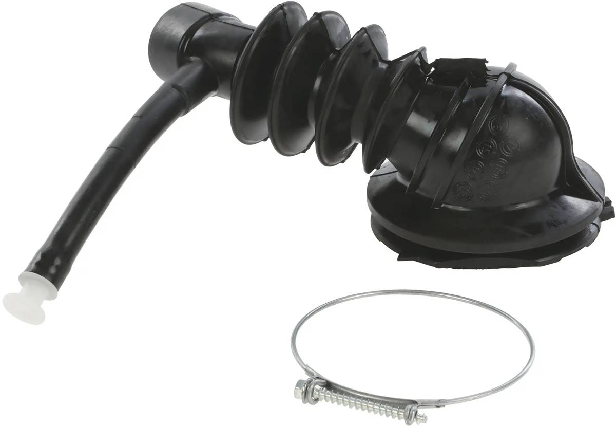 00757704 Bosch FL Washing Machine Tub To Pump Bellows Hose + Clamp