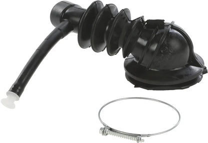 00757704 Bosch FL Washing Machine Tub To Pump Bellows Hose + Clamp