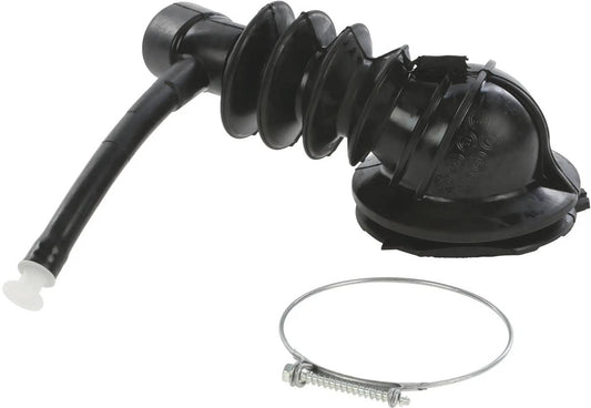 00757704 Bosch FL Washing Machine Tub To Pump Bellows Hose + Clamp