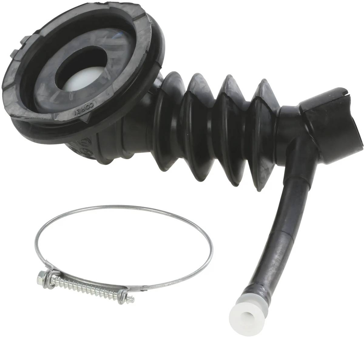 00757704 Bosch FL Washing Machine Tub To Pump Bellows Hose + Clamp