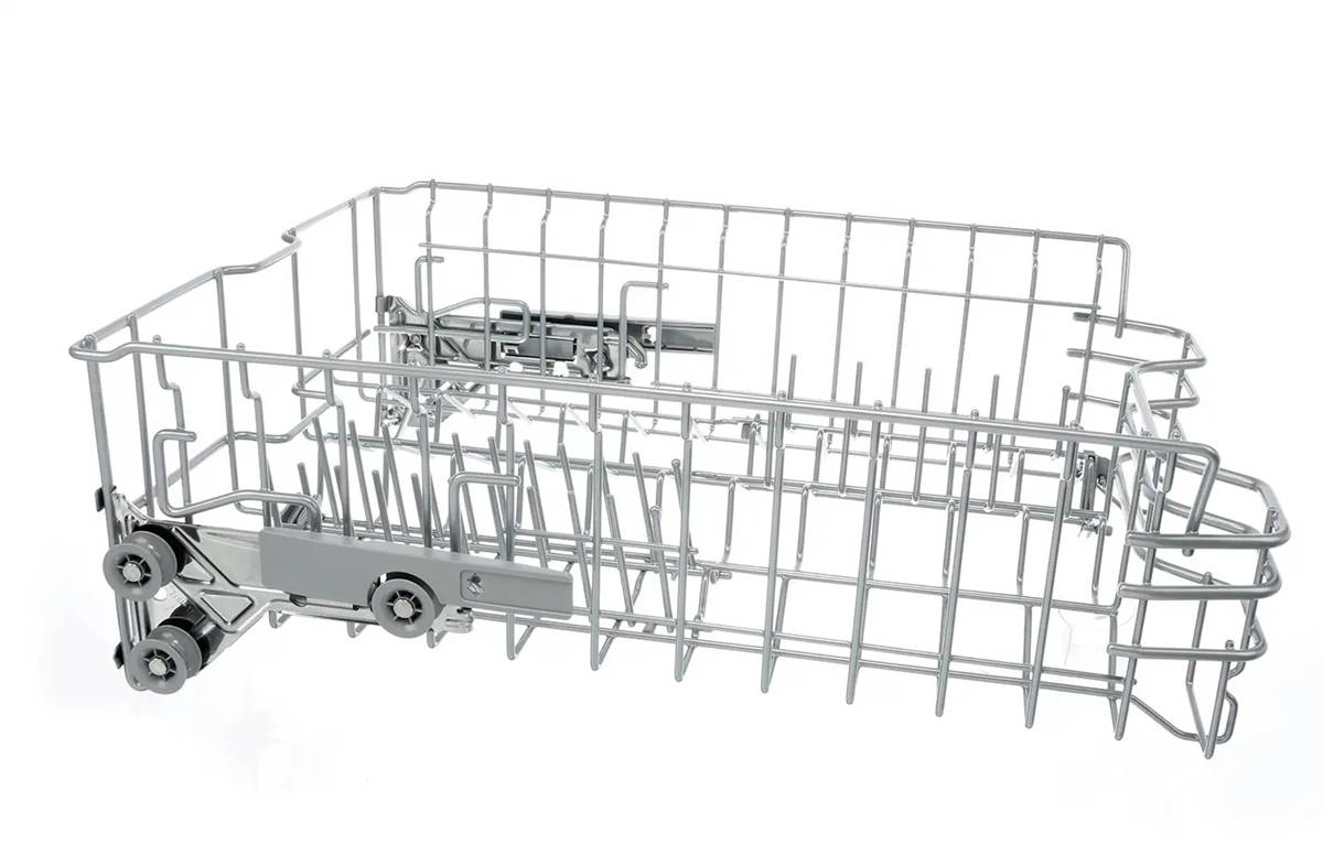 00773760 Bosch Dishwasher Upper Crockery Basket Silver, 3 Flip Tines