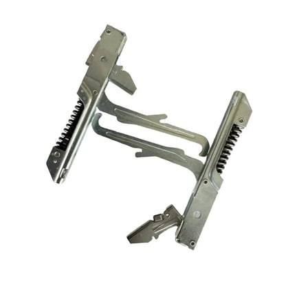 019362 Emilia Oven Door Hinges With Supports Pair