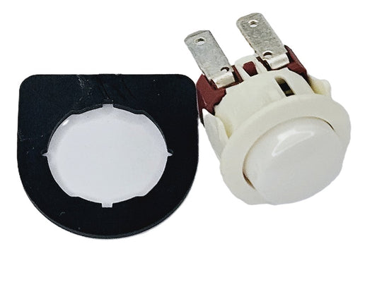 0609100404 Chef/Westinghouse Oven Ignition Switch Momentary White