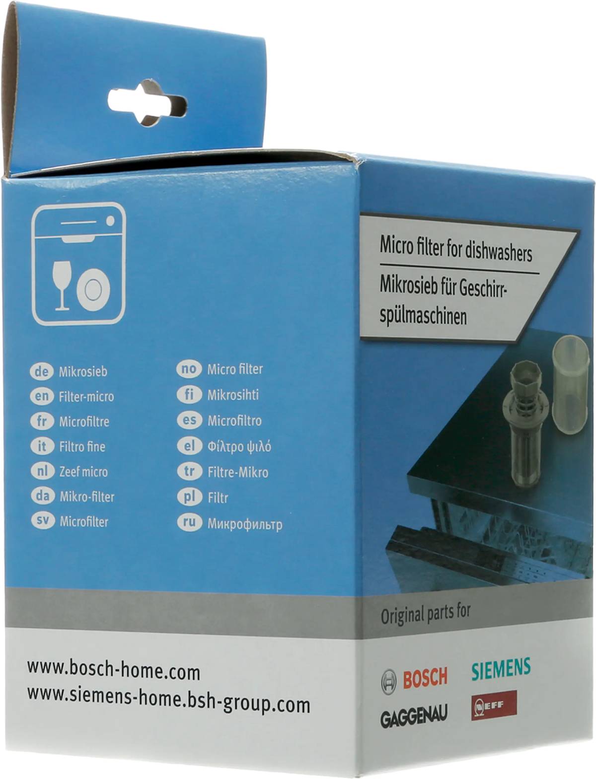 10002494 Bosch Dishwasher Drain Micro Filter