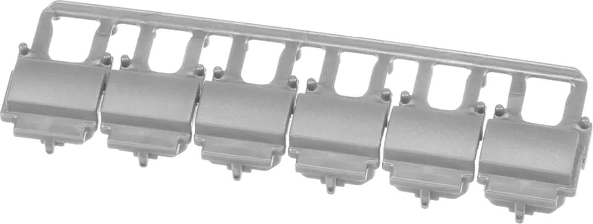 10014112 Bosch Dishwasher Program Buttons Cutable 6X Stainless Steel