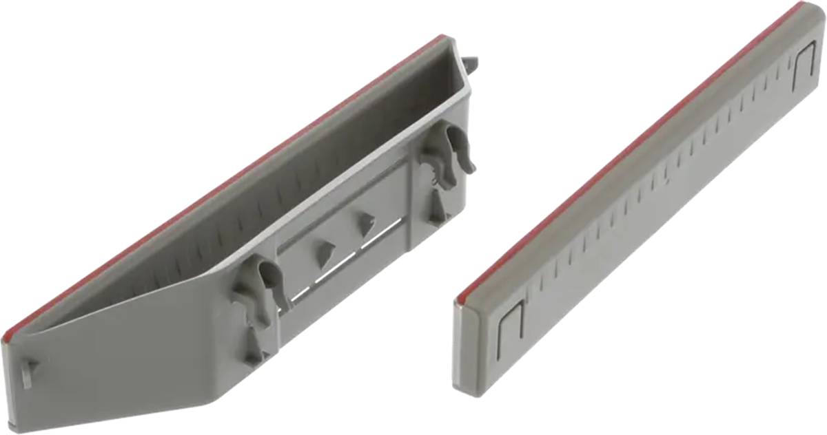 12033368 Bosch Dishwasher Basket Handle Set Stainless Steel With Red Trim