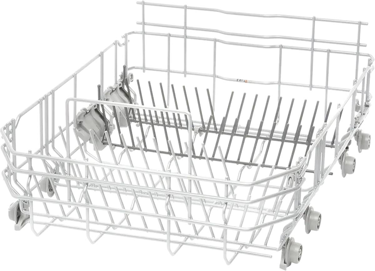 20001835 Bosch Dishwasher Lower Crockery Basket Silver/Dark Grey 2 Flip Tines