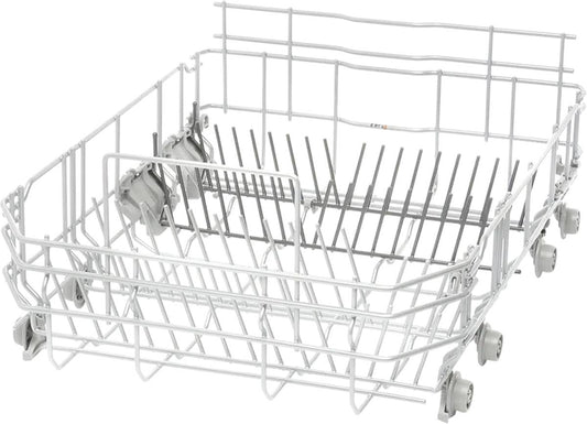 20001835 Bosch Dishwasher Lower Crockery Basket Silver/Dark Grey 2 Flip Tines
