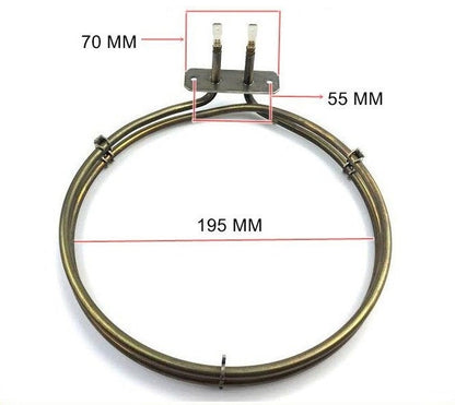 4055613238 Chef/Simpson/Westinghouse Oven Fan forced element 2200 W