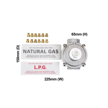 4055869038 Westinghouse Oven Natural Gas & LPG Conversion Kit