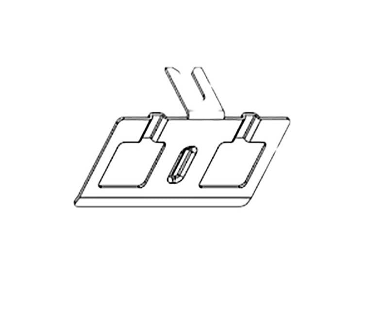 838183 Fisher & Paykel Fridge & Freezer Side Skin Bracket 890