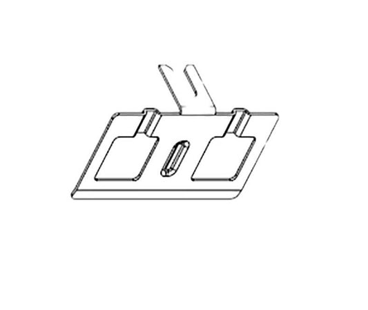 838183 Fisher & Paykel Fridge & Freezer Side Skin Bracket 890