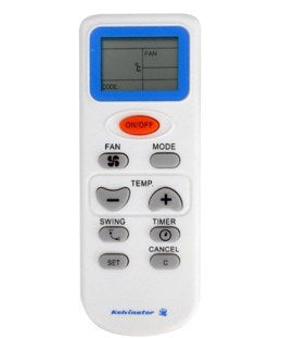 ACC050 Kelvinator A/C Machine Remote Control Universal