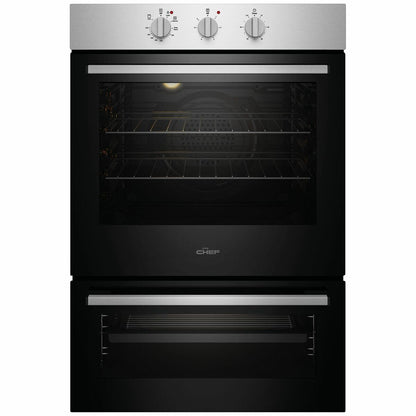CVE662SB CHEF 60cm BI S/Steel Elec Oven, SEP Grill