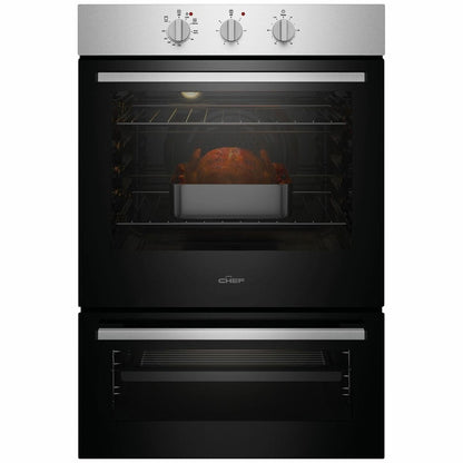 CVE662SB CHEF 60cm BI S/Steel Elec Oven, SEP Grill