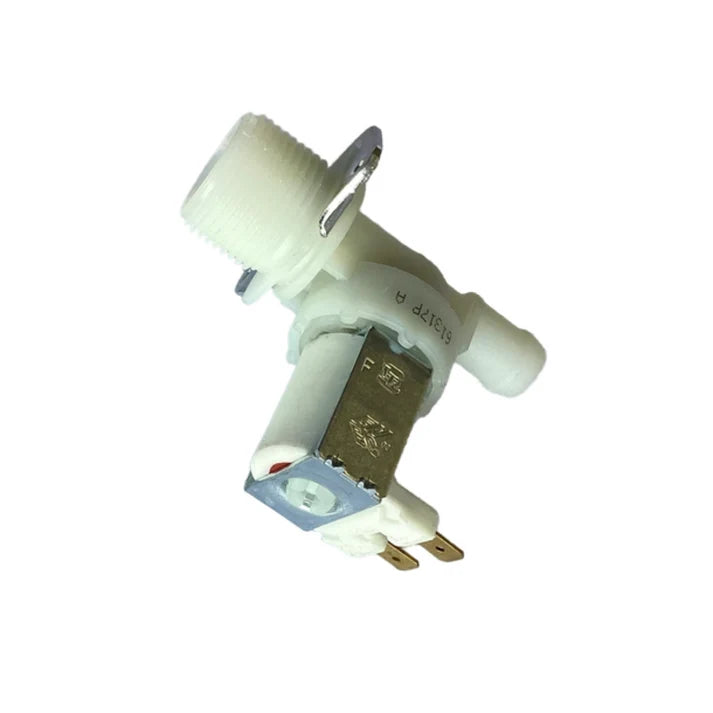 W025A Washing Machine Universal 13mm Straight Single Inlet Solenoid Valve 180 Deg x 13Mm