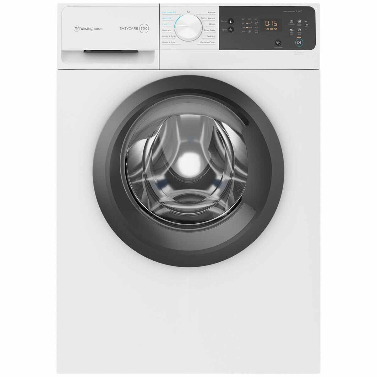 WWF7524N3WA Westinghouse  7.5kg EasyCare 300 Series Front Load Washing Machine