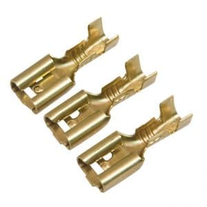 Spade Connectors 6.3mm Non-Insulated  (20)